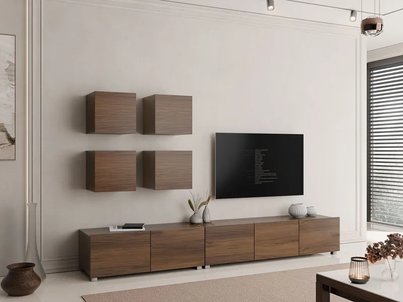 Tessan Tv väggenhet - brun - Möbler - TV- & Mediamöbler - TV-möbelset