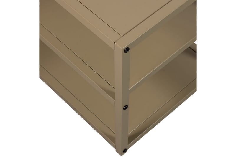 Teun Golvstående TV-bänk 120 cm i Metall - Beige - Möbler - TV- & Mediamöbler - TV bänk & mediabänk
