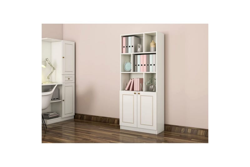 Thyrel Bokhylla 70 cm - Matt Vit - Förvaring - Hylla - Bokhylla
