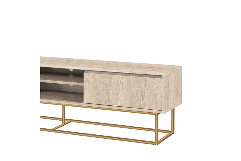 Toporias Tv-bänk 180 cm - Beige - Möbler - TV- & Mediamöbler - TV bänk & mediabänk