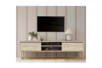 Toporias Tv-bänk 180 cm - Beige - Möbler - TV- & Mediamöbler - TV bänk & mediabänk