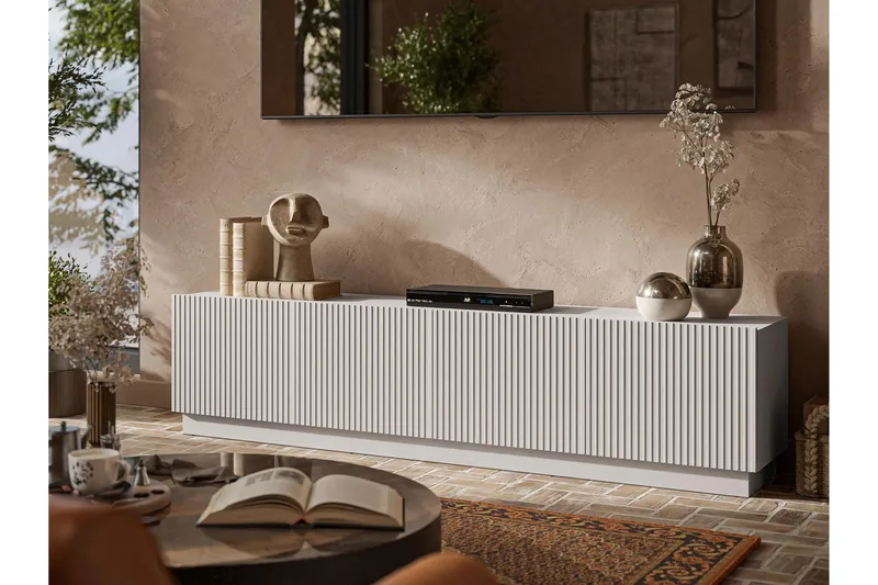 Torvalen Tv-bänk 200 cm - Beige - Möbler - TV- & Mediamöbler - TV bänk & mediabänk