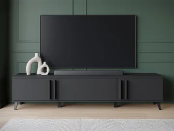 Torvos Tv-bänk 180 cm - Svart - Möbler - TV- & Mediamöbler - TV bänk & mediabänk