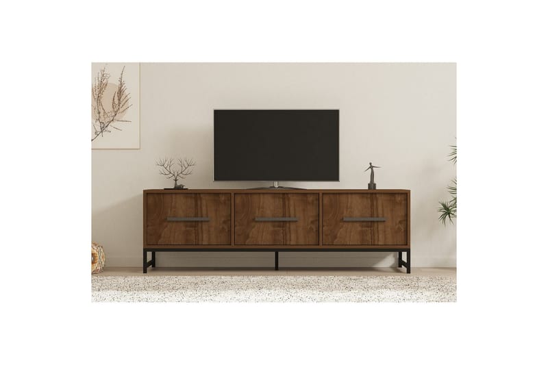 Tukums Tv-bänk 160 cm - Rödfärgat trä - Möbler - TV- & Mediamöbler - TV bänk & mediabänk