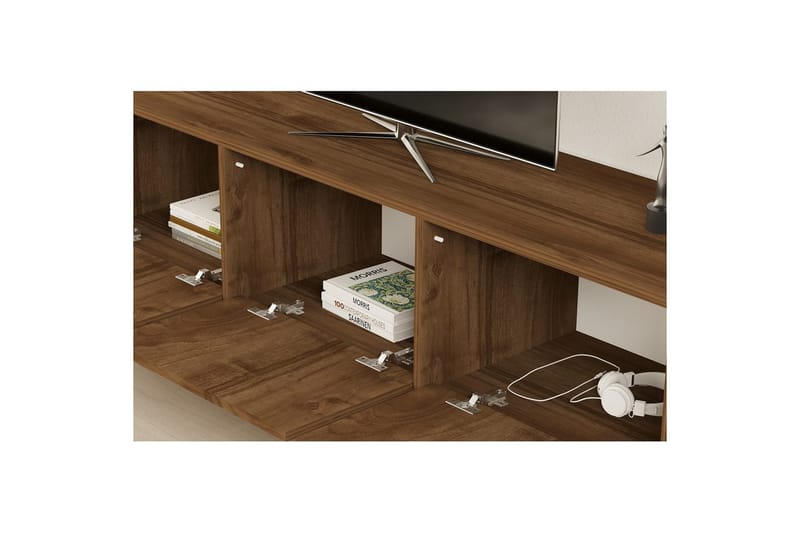Tukums Tv-bänk 160 cm - Rödfärgat trä - Möbler - TV- & Mediamöbler - TV bänk & mediabänk