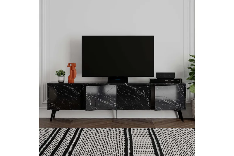 Tv-bänk & mediabänk Dune Tv-bänk 180 cm Beige Beige - Möbler - TV- & Mediamöbler - TV bänk & mediabänk