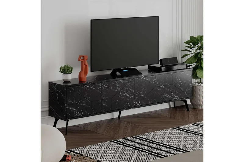 Tv-bänk & mediabänk Dune Tv-bänk 180 cm Beige Beige - Möbler - TV- & Mediamöbler - TV bänk & mediabänk
