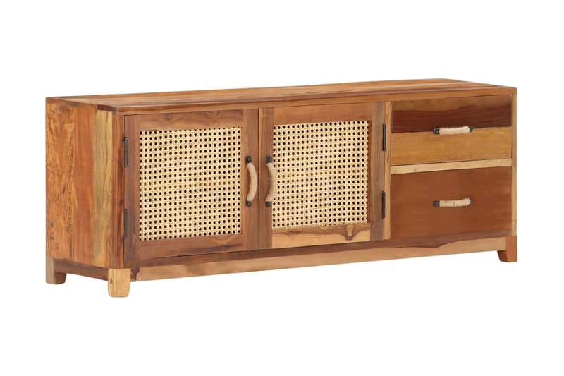 TV-bänk 120x30x45 cm massivt återvunnet trä - TV bänk & mediabänk