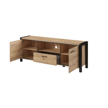 Tv-bänk Aktiv 2 dörrar 1 låda - 180 cm - Möbler - TV- & Mediamöbler - TV bänk & mediabänk
