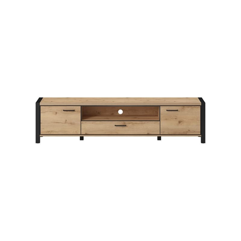 Tv-bänk Aktiv 2 dörrar 1 låda - 210 cm - Möbler - TV- & Mediamöbler - TV bänk & mediabänk