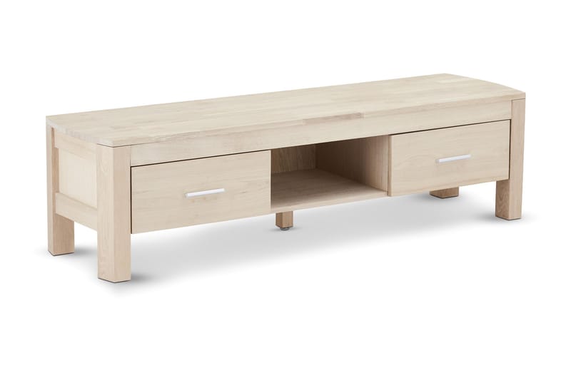 TV-bänk Anjou 150 cm - Ek|Vit - TV bänk & mediabänk