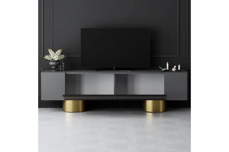 TV-bänk Antracit / Rany - Antracit / Rany - Möbler - TV- & Mediamöbler - TV bänk & mediabänk