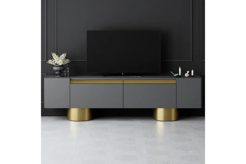 TV-bänk Antracit / Rany - Antracit / Rany - Möbler - TV- & Mediamöbler - TV bänk & mediabänk