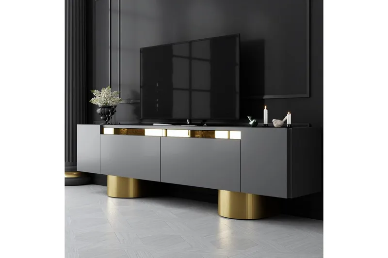 TV-bänk Antracit / Rany - Antracit / Rany - Möbler - TV- & Mediamöbler - TV bänk & mediabänk