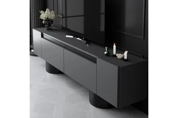 TV-bänk Antracit / Svart - Antracit / Svart - Möbler - TV- & Mediamöbler - TV bänk & mediabänk