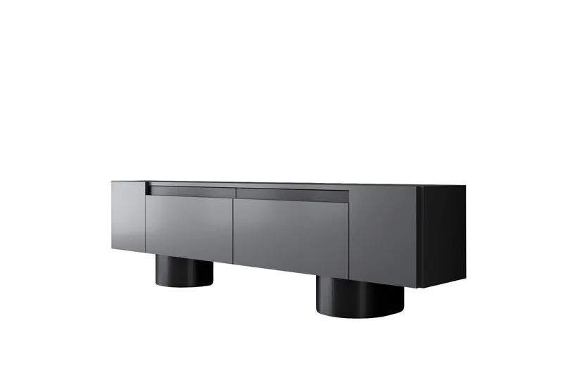 TV-bänk Antracit / Svart, Antracit / Svart