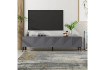 Tv-bänk Artemis 180x37 cm Svart - Hanah Home - Möbler - TV- & Mediamöbler - TV bänk & mediabänk