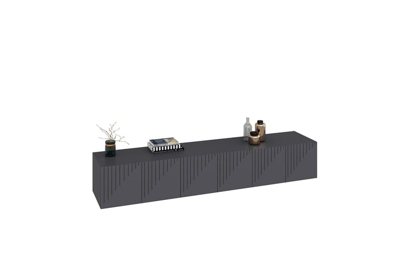 Tv-bänk Artemis 180x37 cm Svart - Hanah Home - Möbler - TV- & Mediamöbler - TV bänk & mediabänk