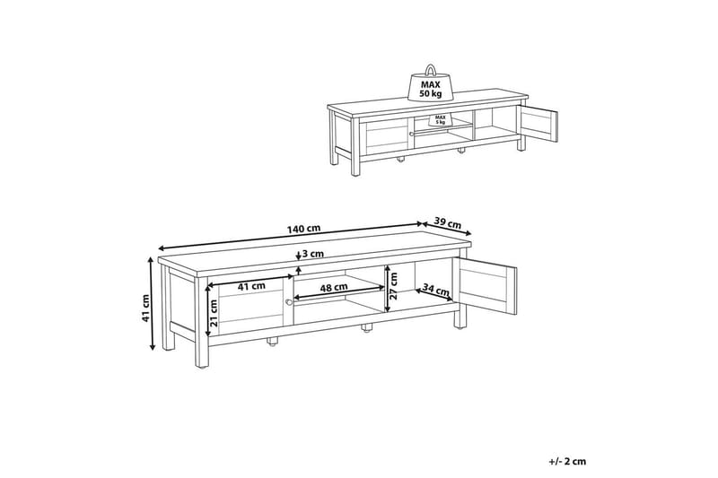 TV-bänk Atoca - Möbler - TV- & Mediamöbler - TV bänk & mediabänk