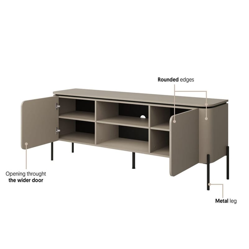 Tv-bänk Bello 2 dörrar - Möbler - TV- & Mediamöbler - TV bänk & mediabänk