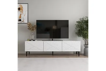 TV-bänk Botswana Vit - Vit - Möbler - TV- & Mediamöbler - TV bänk & mediabänk