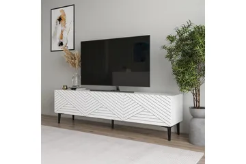 TV-bänk Botswana Vit - Vit - Möbler - TV- & Mediamöbler - TV bänk & mediabänk