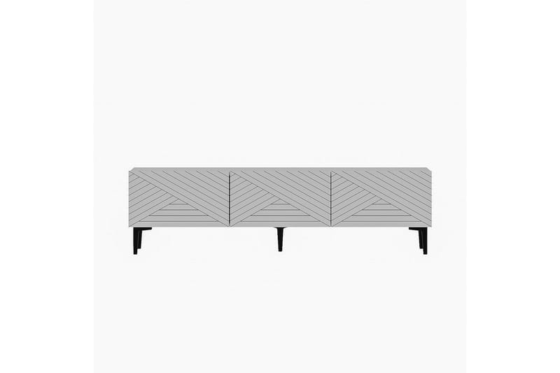 TV-bänk Botswana Vit - Vit - Möbler - TV- & Mediamöbler - TV bänk & mediabänk