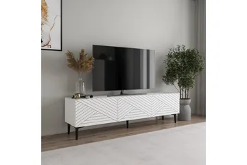 TV-bänk Botswana Vit - Vit - Möbler - TV- & Mediamöbler - TV bänk & mediabänk