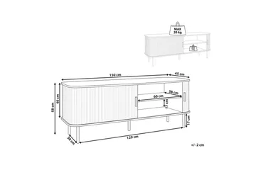 TV-bänk Bradley - Möbler - TV- & Mediamöbler - TV bänk & mediabänk
