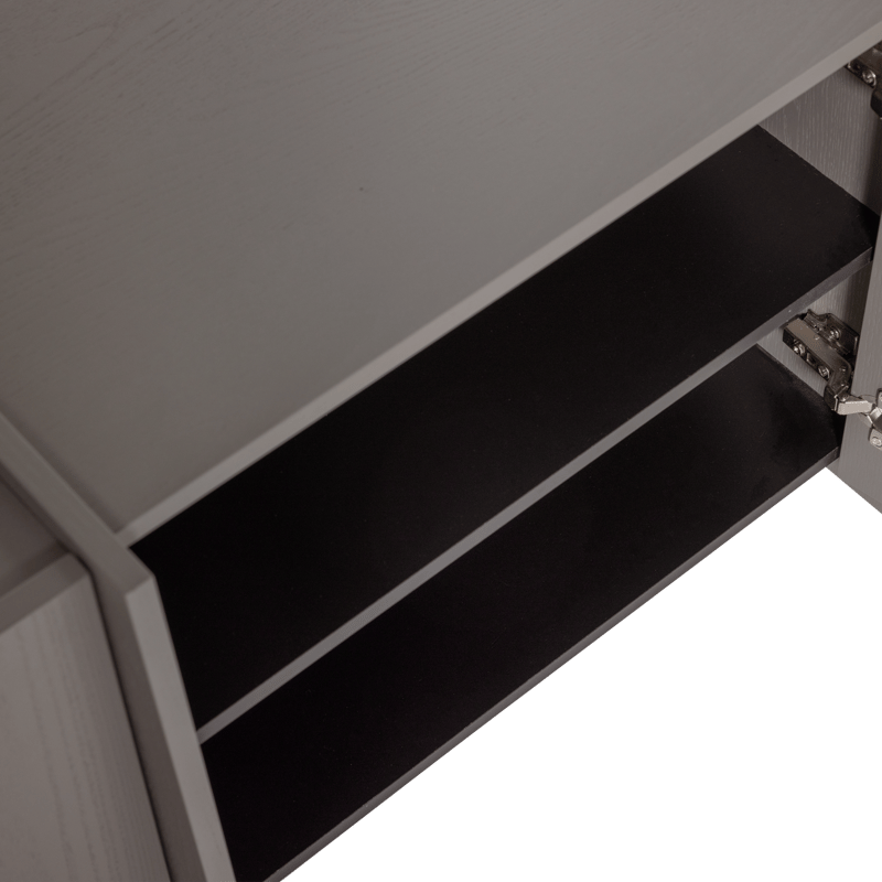 Tv-bänk Brock 102 cm - Varmgrå - Möbler - TV- & Mediamöbler - TV-skåp