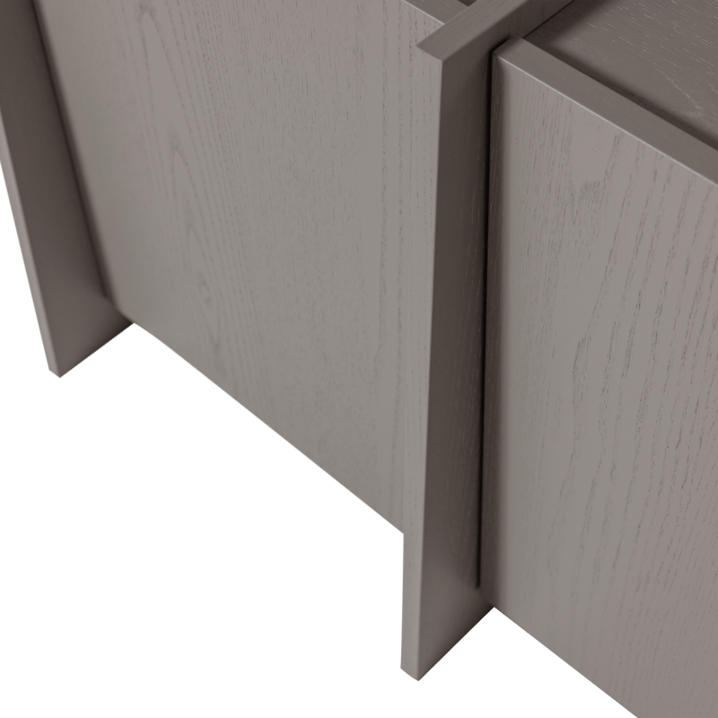 Tv-bänk Brock 102 cm - Varmgrå - Möbler - TV- & Mediamöbler - TV-skåp