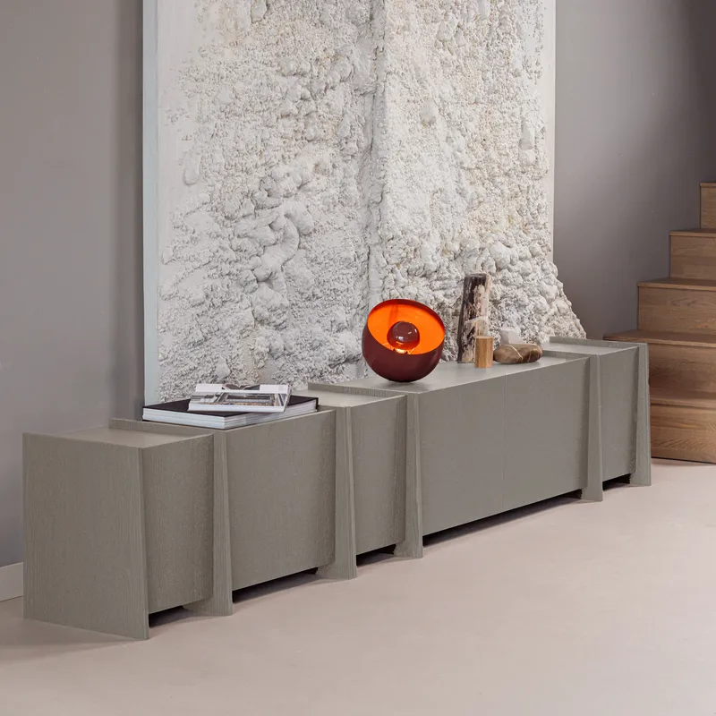 Tv-bänk Brock 102 cm - Varmgrå - Möbler - TV- & Mediamöbler - TV-skåp