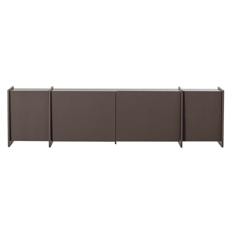 Tv-bänk Brock 200 cm - Mellanbrun - Möbler - TV- & Mediamöbler - TV bänk & mediabänk