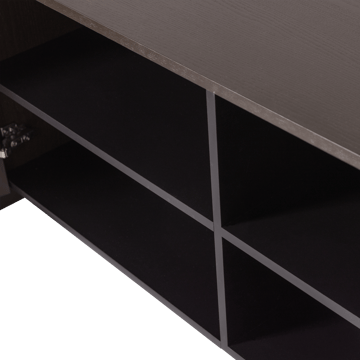 Tv-bänk Brock 200 cm - Mellanbrun - Möbler - TV- & Mediamöbler - TV-skåp