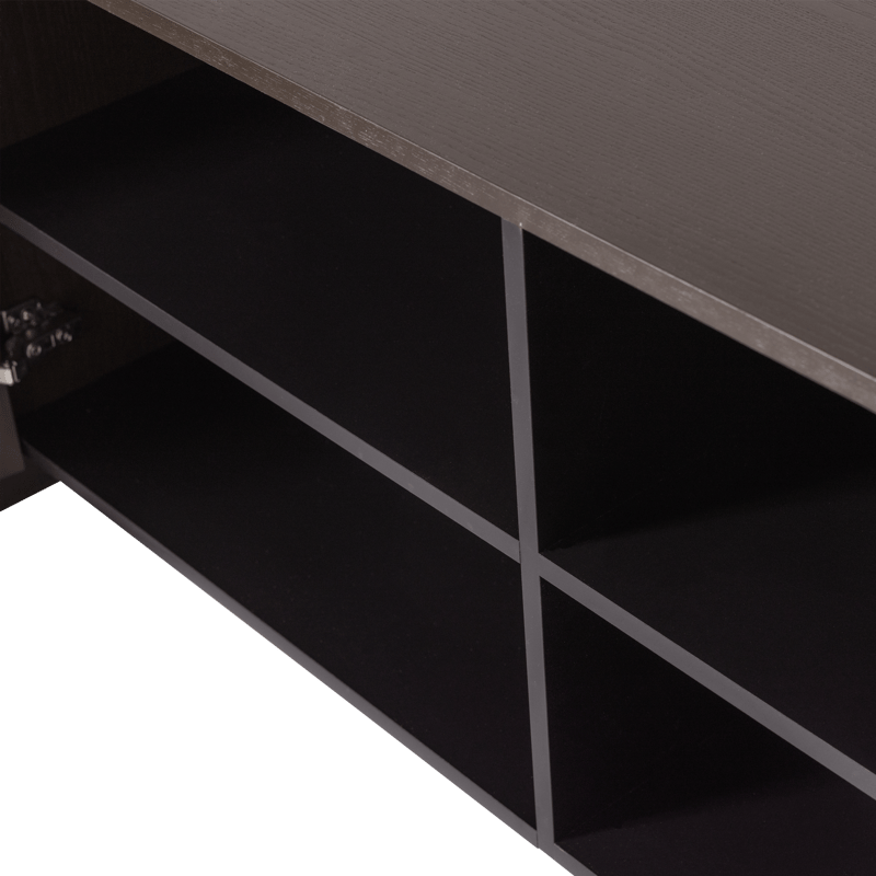 Tv-bänk Brock 200 cm - Mellanbrun - Möbler - TV- & Mediamöbler - TV-skåp