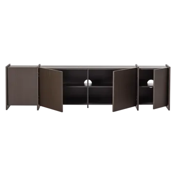 Tv-bänk Brock 200 cm - Mellanbrun - Möbler - TV- & Mediamöbler - TV bänk & mediabänk