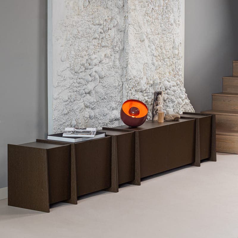 Tv-bänk Brock 200 cm - Mellanbrun - Möbler - TV- & Mediamöbler - TV bänk & mediabänk