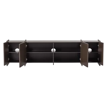 Tv-bänk Brock 200 cm - Mellanbrun - Möbler - TV- & Mediamöbler - TV bänk & mediabänk