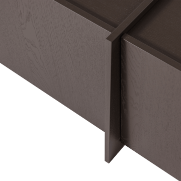 Tv-bänk Brock 200 cm - Mellanbrun - Möbler - TV- & Mediamöbler - TV-skåp