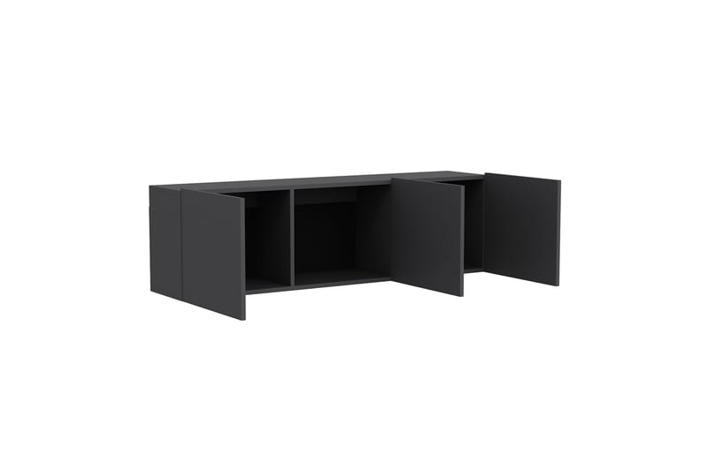 Tv-bänk Bruce 150x31 cm Svart - Hanah Home - Möbler - TV- & Mediamöbler - TV bänk & mediabänk