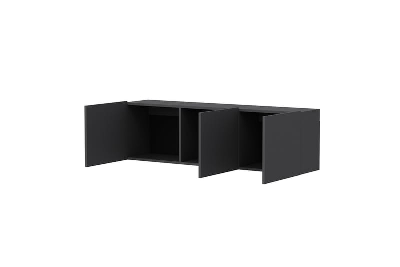 Tv-bänk Bruce 150x31 cm Svart - Hanah Home - Möbler - TV- & Mediamöbler - TV bänk & mediabänk