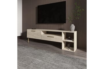 TV-bänk Chaclla Travertin - Beige - Möbler - TV- & Mediamöbler - TV bänk & mediabänk