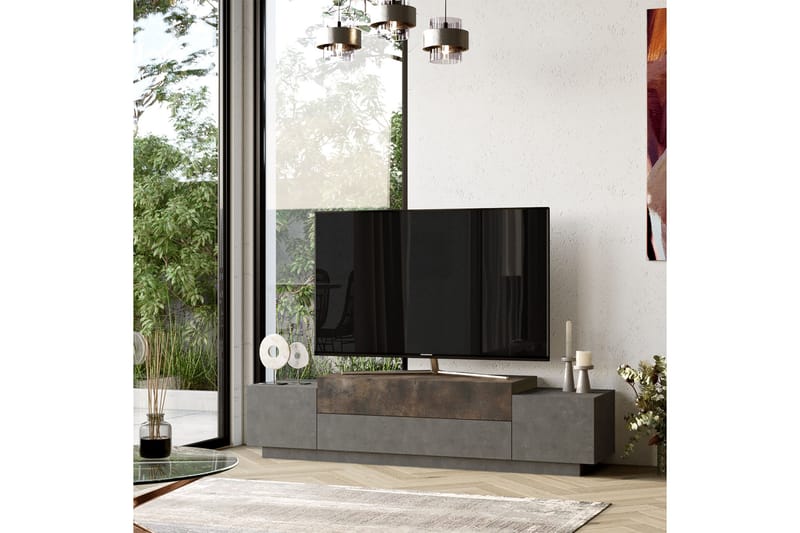 Tv-bänk Collendorn 160 cm - Brons - TV bänk & mediabänk