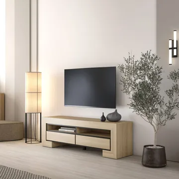 Tv-bänk Cuba II med 2 Lådor - Möbler - TV- & Mediamöbler - TV bänk & mediabänk