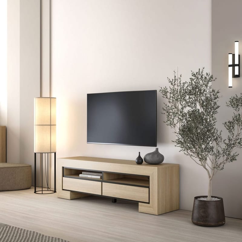 Tv-bänk Cuba II med 2 Lådor - Möbler - TV- & Mediamöbler - TV bänk & mediabänk