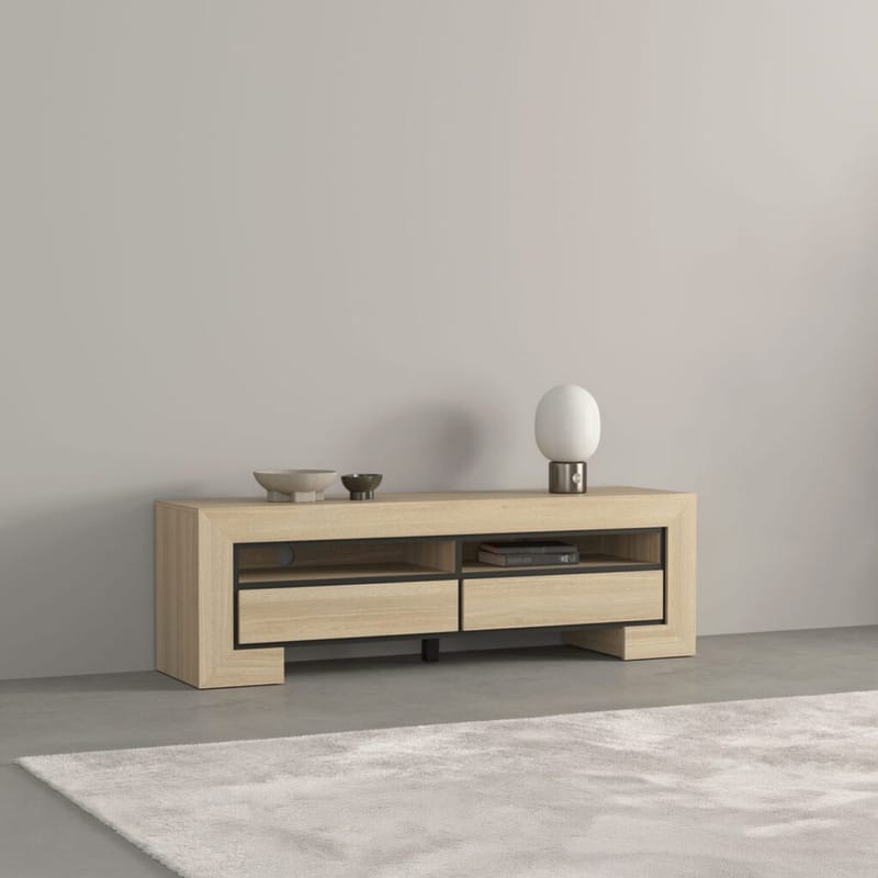 Tv-bänk Cuba II med 2 Lådor - Möbler - TV- & Mediamöbler - TV bänk & mediabänk