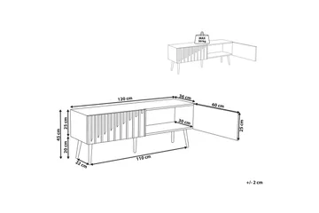 TV-bänk Dalcross - Möbler - TV- & Mediamöbler - TV bänk & mediabänk