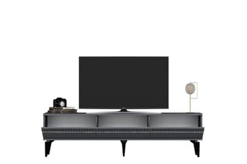 TV-bänk Defneia Antracit / Argentu - Antracit / Argentu - Möbler - TV- & Mediamöbler - TV bänk & mediabänk