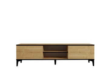 Tv-bänk Donat 180 cm - Brun/Ek/Svart - Möbler - TV- & Mediamöbler - TV bänk & mediabänk