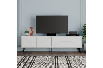 Tv-bänk Dune 180x29,6 cm Vit - Hanah Home - Möbler - TV- & Mediamöbler - TV bänk & mediabänk